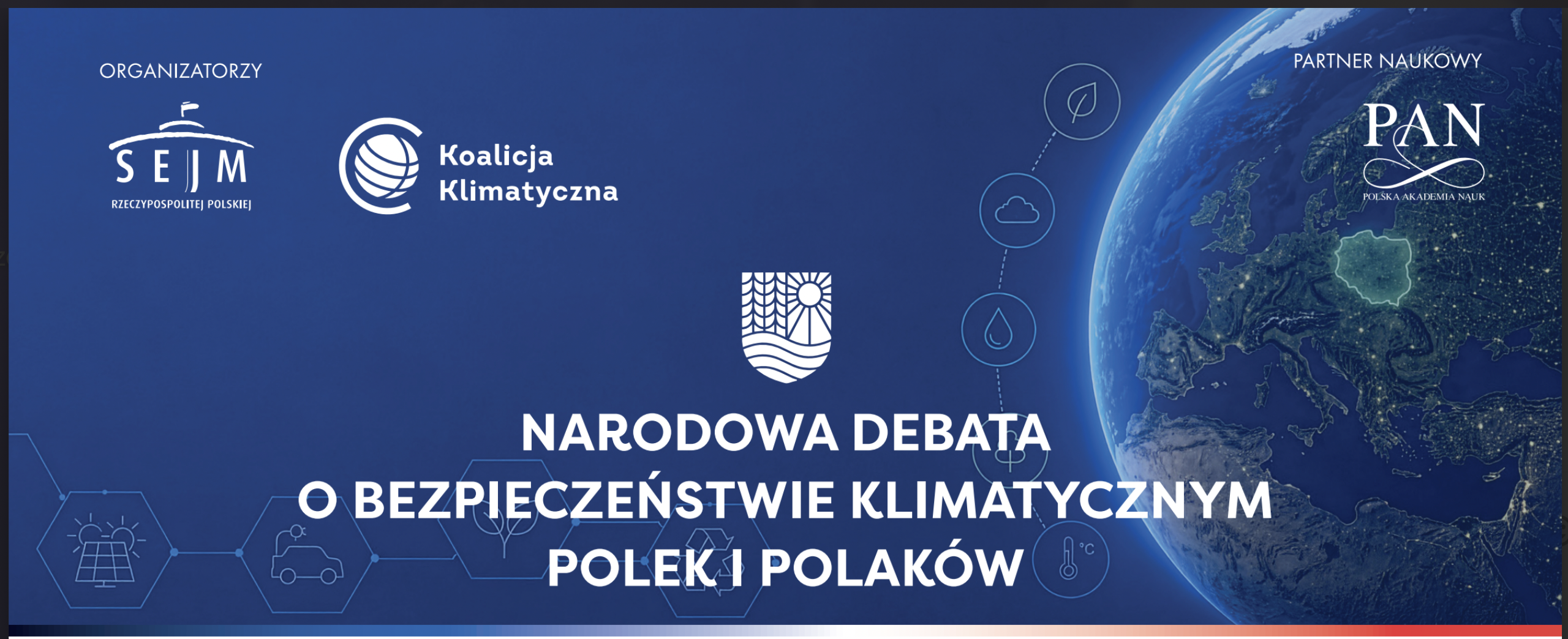 Narodowa debata o bezpieczeństwie klimatycznym Polek i Polaków 7 września 2026 roku Sejm Rzeczpospolitej Polskiej